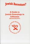 JEWISH GENEOLOGY IN LITHUANIA - Book