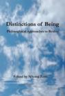 Distinctions of Being : Philosophical Approaches to Reality - Book
