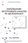 Exploratory Multivariate Analysis in Archaeology - Book