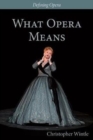 What Opera Means : Categories and Case-studies - Book