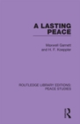 A Lasting Peace - eBook