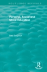 Personal, Social and Moral Education - eBook