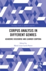 Corpus Analysis in Different Genres : Academic Discourse and Learner Corpora - eBook