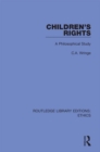 Children's Rights : A Philosophical Study - eBook