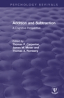 Addition and Subtraction : A Cognitive Perspective - eBook