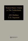 Medical Injury Claims in the Netherlands 1980-1990 - eBook