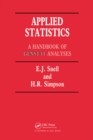 Applied Statistics : Handbook of GENSTAT Analysis - eBook