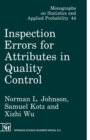 Inspection Errors for Attributes in Quality Control - eBook