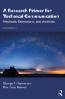 A Research Primer for Technical Communication : Methods, Exemplars, and Analyses - eBook