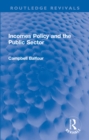 Incomes Policy and the Public Sector - eBook