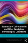 Essentials of Job Attitudes and Other Workplace Psychological Constructs - eBook