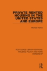 Private Rented Housing in the United States and Europe - eBook