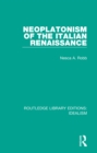 Neoplatonism of the Italian Renaissance - eBook