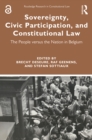 Sovereignty, Civic Participation, and Constitutional Law : The People versus the Nation in Belgium - eBook