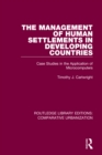 The Management of Human Settlements in Developing Countries : Case Studies in the Application of Microcomputers - eBook