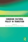 Canadian Cultural Policy in Transition - eBook