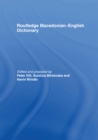 The Routledge Macedonian-English Dictionary - eBook