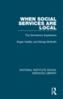 When Social Services are Local : The Normanton Experience - eBook