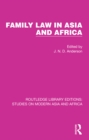 Family Law in Asia and Africa - eBook
