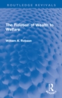 The Relation of Wealth to Welfare - eBook