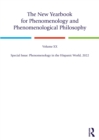 The New Yearbook for Phenomenology and Phenomenological Philosophy : Volume 20, Special Issue: Phenomenology in the Hispanic World, 2022 - eBook