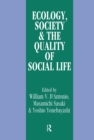 Ecology, World Resources and the Quality of Social Life - eBook