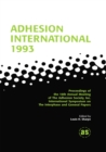 Adhesion International 1993 - eBook