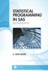Statistical Programming in SAS - eBook
