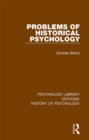 Problems of Historical Psychology - eBook