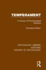 Temperament : A Survey of Psychological Theories - eBook