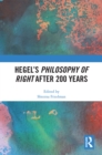 Hegel's Philosophy of Right After 200 Years - eBook
