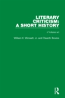 Literary Criticism : A Short History - eBook