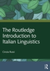The Routledge Introduction to Italian Linguistics - eBook