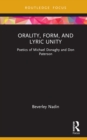 Orality, Form, and Lyric Unity : Poetics of Michael Donaghy and Don Paterson - eBook