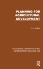 Planning for Agricultural Development - eBook