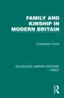 Family and Kinship in Modern Britain - eBook