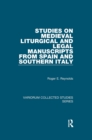 Studies on Medieval Liturgical and Legal Manuscripts from Spain and Southern Italy - eBook