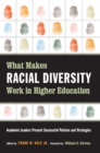 What Makes Racial Diversity Work in Higher Education : Academic Leaders Present Successful Policies and Strategies - eBook