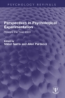 Perspectives in Psychological Experimentation : Toward the Year 2000 - eBook