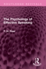 The Psychology of Effective Speaking - eBook