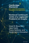 Nonlocal Continuum Limits of p-Laplacian Problems on Graphs - Book