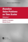 Boundary Value Problems on Time Scales, Volume I - Book