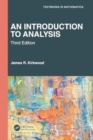 An Introduction to Analysis - Book