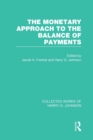 The Monetary Approach to the Balance of Payments - Book