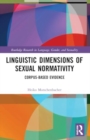 Linguistic Dimensions of Sexual Normativity : Corpus-Based Evidence - Book