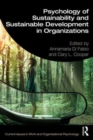 Psychology of Sustainability and Sustainable Development in Organizations - Book