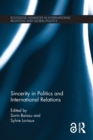 Sincerity in Politics and International Relations - Book