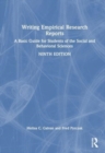Writing Empirical Research Reports : A Basic Guide for Students of the Social and Behavioral Sciences - Book