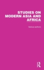 Studies on Modern Asia and Africa : 7 Volume Set - Book