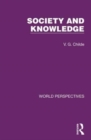 Society and Knowledge - Book